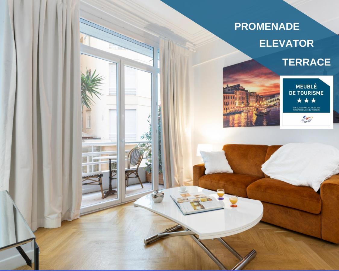 Promenade, 2Pieces Chic Et Clim Avec Terrasse Leilighet Nice Eksteriør bilde